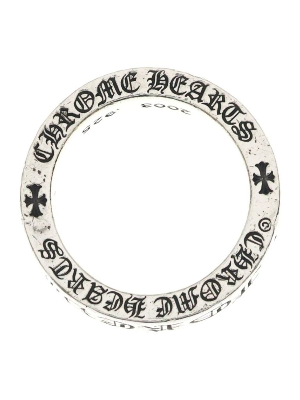 Chrome Hearts Spacer Forever Ring Silver - Gem